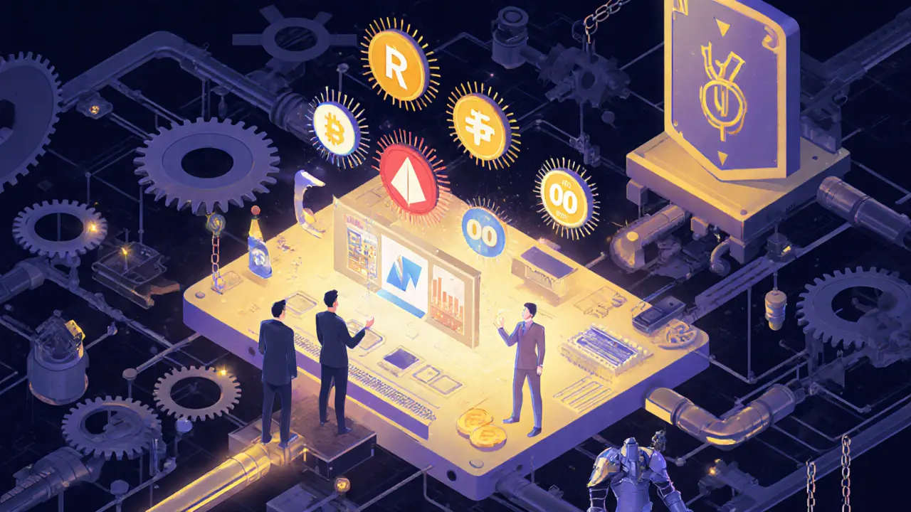 YuzuSwap interface with MetaMask and Ledger security in dynamic Constructivist design