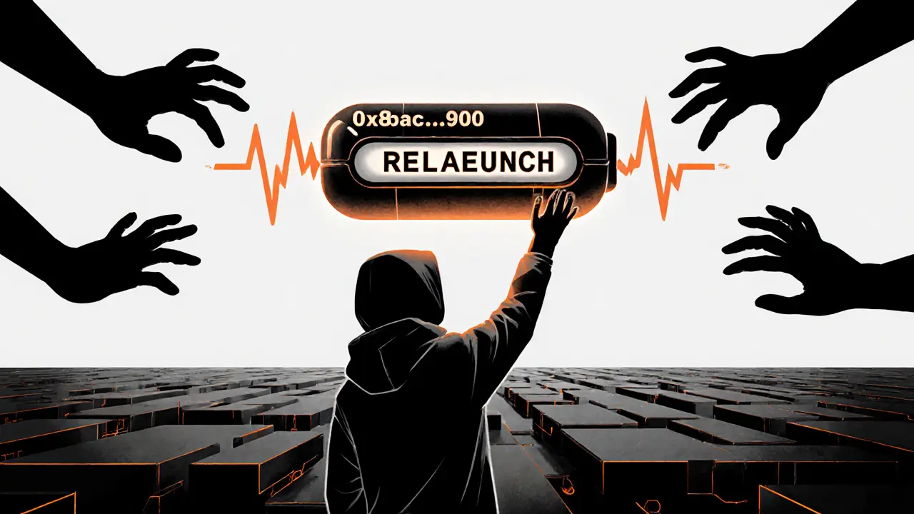 User reaching for unopened airdrop capsule above blockchain landscape