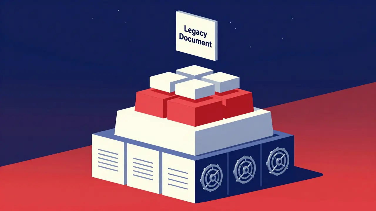 Constructivist pyramid representing layers of crypto inheritance security from legal wills to digital vaults.